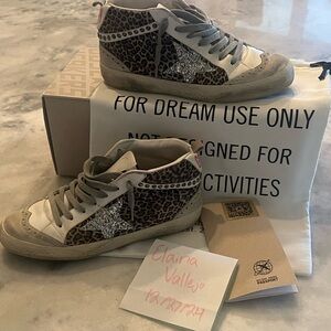 Leopard mid star Golden Goose